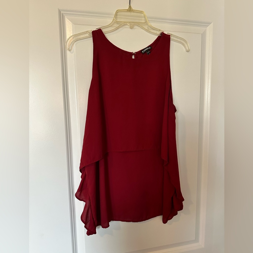 Express Wine Red Top